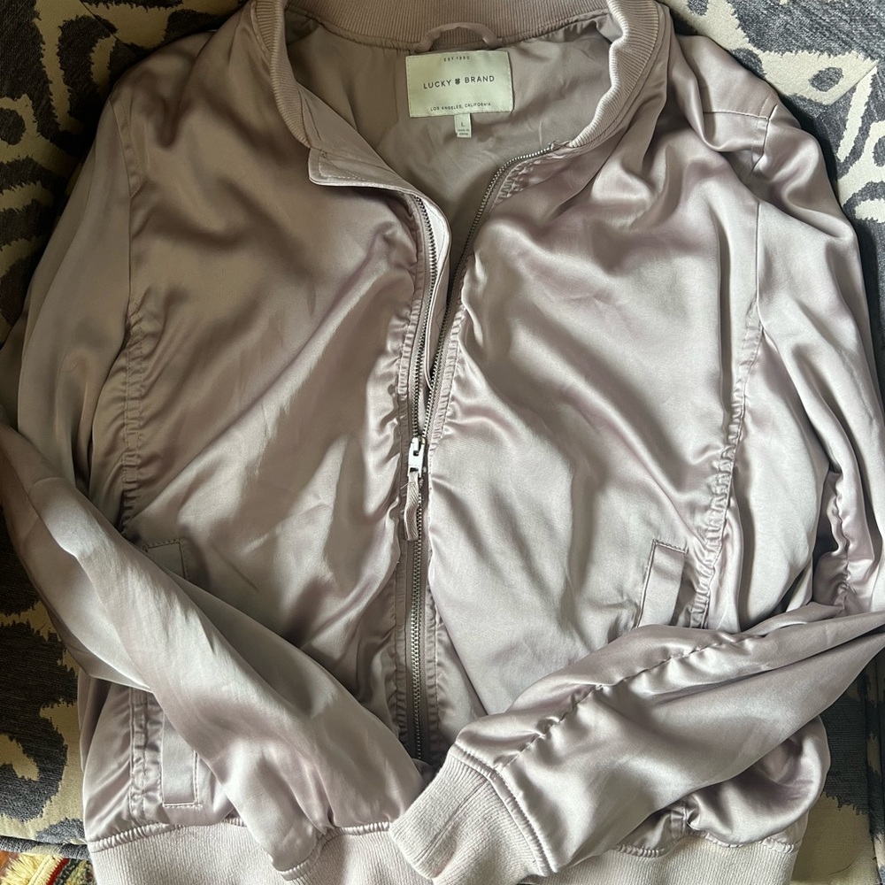 Lucky brand satin jacket